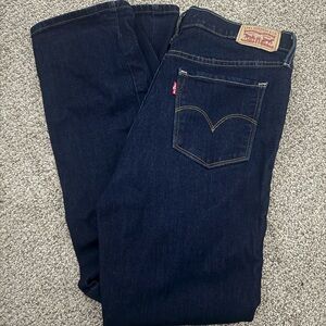 Levi’s 314 shaping straight pants dark wash